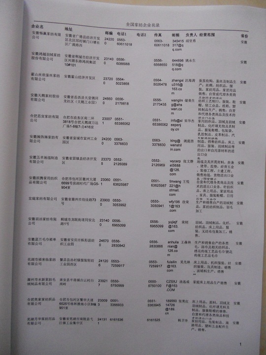 中國家紡企業黃頁可開展精準營銷，電話營銷、郵件營銷、傳真營銷等等多管齊下，圓您銷售冠軍夢